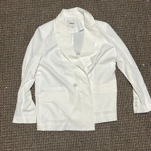 White blazer, formal, women